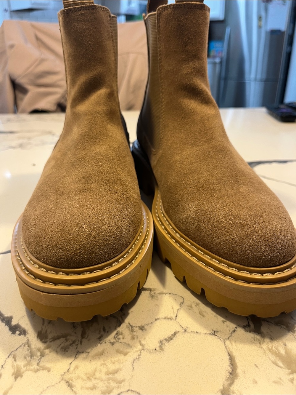 Tan dolce vita boots